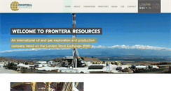 Desktop Screenshot of fronteraresources.com